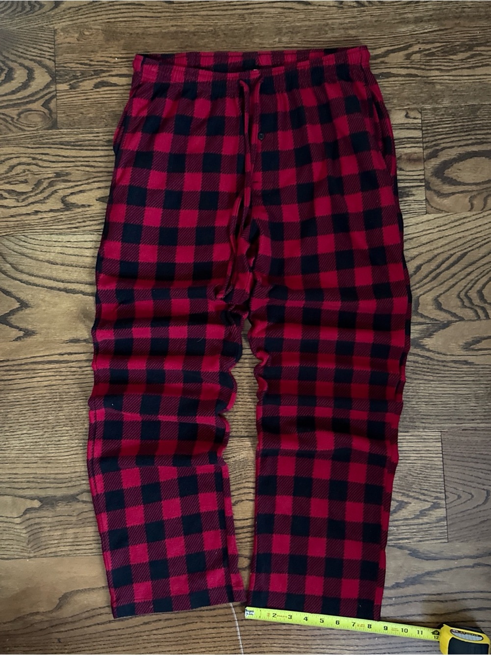 Red and Black Plaid Men’s Pajama Pants